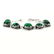 MALACHITE GEMSTONE SILVER PLATED GREEN BRACELET - 3