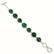MALACHITE GEMSTONE SILVER PLATED GREEN BRACELET - 4