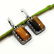 TIGER'S EYE GEMSTONE SILVER PLATED EARRING