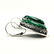 MALACHITE GEMSTONE SILVER PLATED EARRING - 2