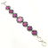 AMETHYST GEMSTONE SILVER PLATED PURPLE BRACELET - 4