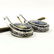 ABALONE SHELL GEMSTONE SILVER PLATED EARRING - 2