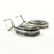 ABALONE SHELL GEMSTONE SILVER PLATED EARRING - 6