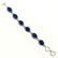 LAPIS LAZULI GEMSTONE SILVER PLATED BLUE BRACELET - 4