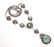 Abalone Shell Gemstone Silver Plated Necklace - 2