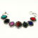 MULTI GEMSTONE SILVER PLATED MULTICOLOR BRACELET