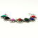 MULTI GEMSTONE SILVER PLATED MULTICOLOR BRACELET - 2