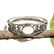 ROSE QUARTZ GEMSTONE SILVER PLATED BRACELET BANGLE