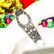ROSE QUARTZ GEMSTONE SILVER PLATED BRACELET BANGLE - 2