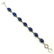 LAPIS LAZULI GEMSTONE SILVER PLATED BLUE BRACELET - 4