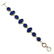 LAPIS LAZULI GEMSTONE SILVER PLATED BLUE BRACELET - 4