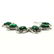 MALACHITE GEMSTONE SILVER PLATED GREEN BRACELET - 2