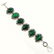 MALACHITE GEMSTONE SILVER PLATED GREEN BRACELET - 4