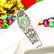 JADEITE GEMSTONE SILVER PLATED BRACELET BANGLE - 2