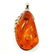 BALTIC AMBER GEMSTONE SILVER PLATED PENDANT JEWELRY 3" - 2