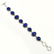 LAPIS LAZULI GEMSTONE SILVER PLATED BLUE BRACELET - 4