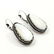 MOTHER OF PEARL GEMSTONE SILVER PLATED EARRING - 4