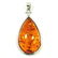 BALTIC AMBER GEMSTONE SILVER PLATED PENDANT JEWELRY - 2