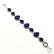 LAPIS LAZULI GEMSTONE SILVER PLATED BLUE BRACELET - 3