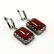 CARNELIAN GEMSTONE SILVER PLATED EARRING - 2