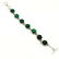 MALACHITE GEMSTONE SILVER PLATED GREEN BRACELET - 2