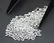Natural White Topaz 3 MM Round Cut Loose Gemstone Lot