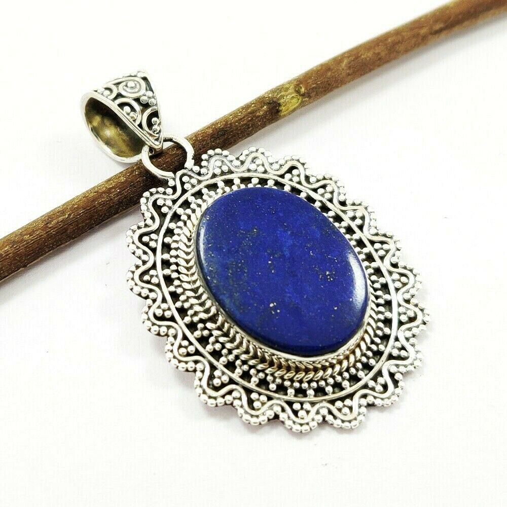 Beautiful Natural Lapis Lazuli Handmade 92.5 Sterling (1 of 3)