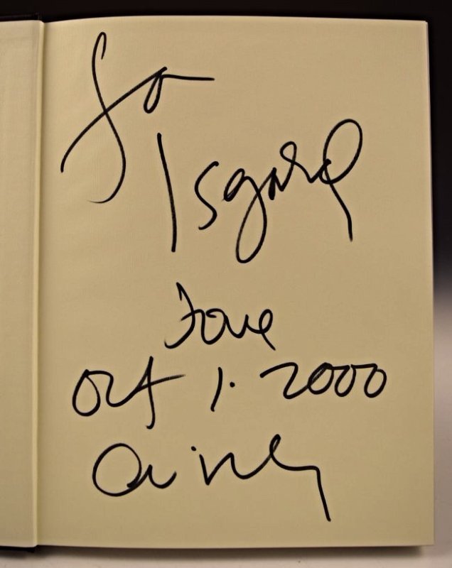 Dale Chihuly Signed Book (1 of 2)