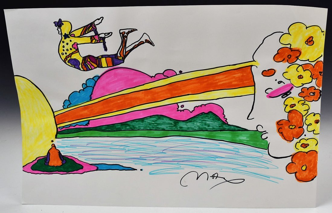 Peter Max Drawing (1 of 2)