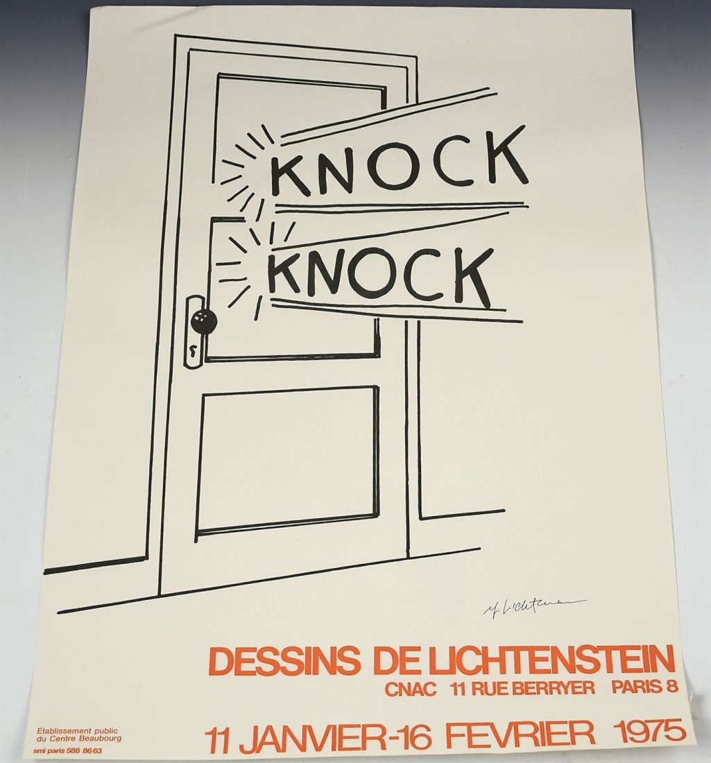 Roy Lichtenstein Signed Poster (1 of 2)