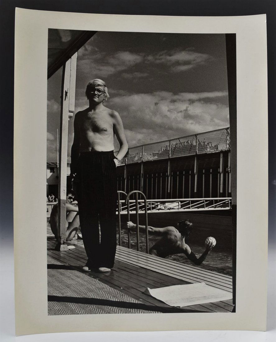 Helmut Newton Signed Photograph, David Hockney (1 of 2)