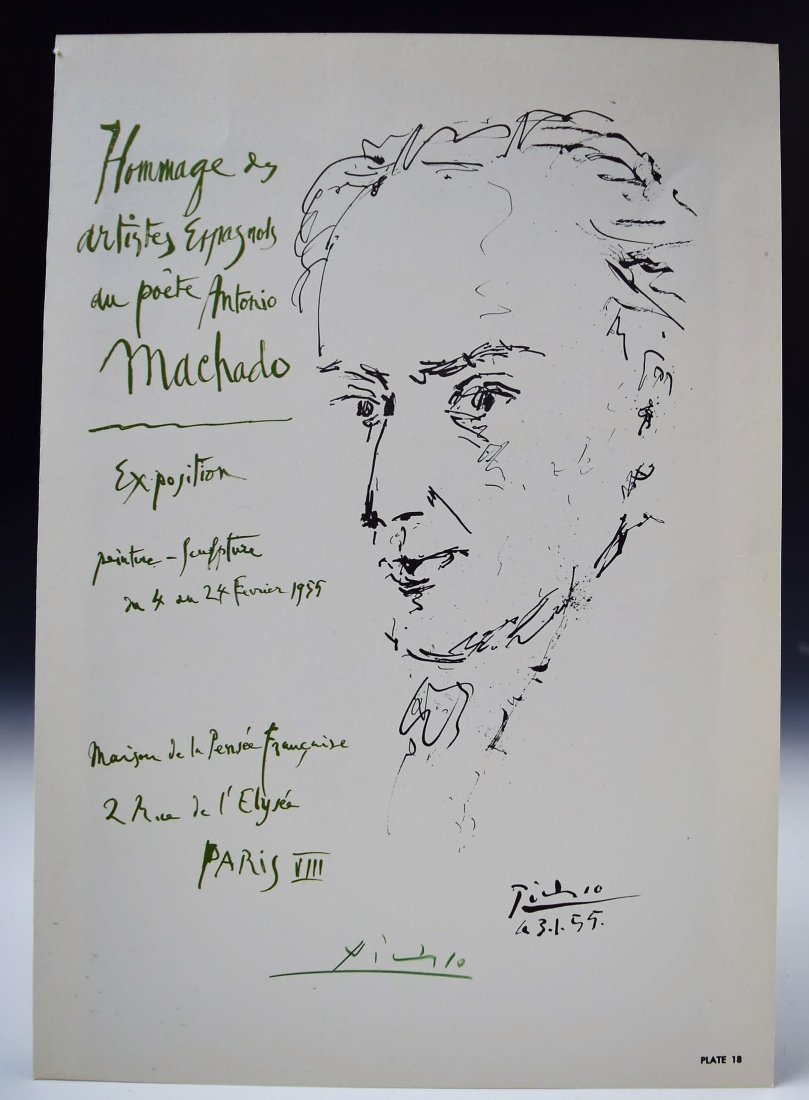 Pablo Picasso Signed Bookplate (1 of 4)