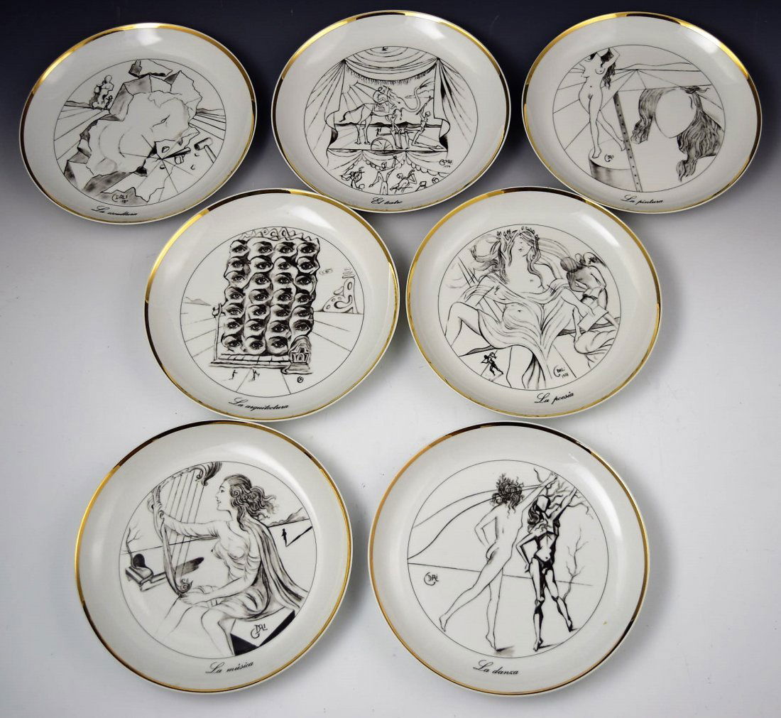 Salvador Dali Collectors Plates (1 of 6)