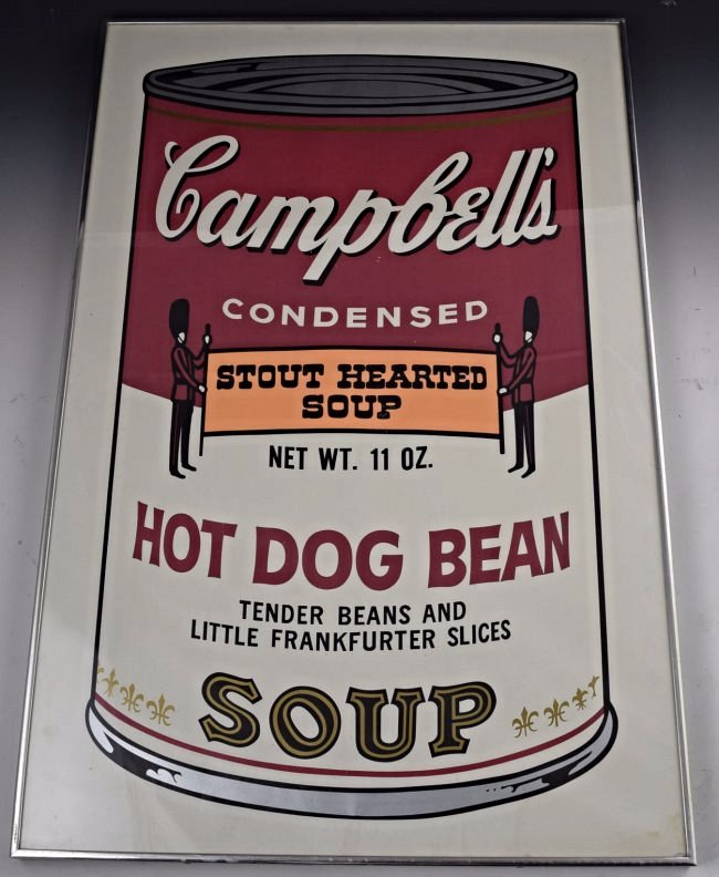 1969 Andy Warhol Campbell's Soup Signed Screenprint (1 of 5)