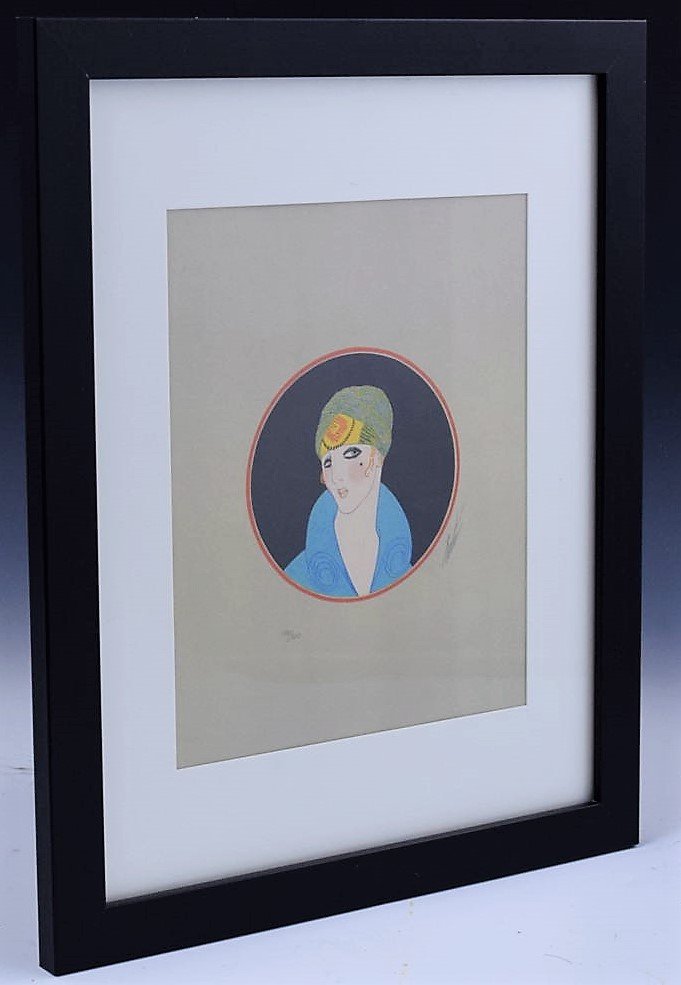 Erte: Measures 16 x 12 inches