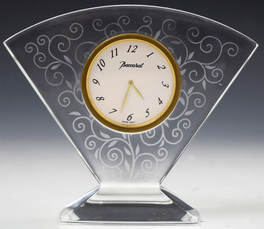Baccarat Crystal Clock (1 of 3)