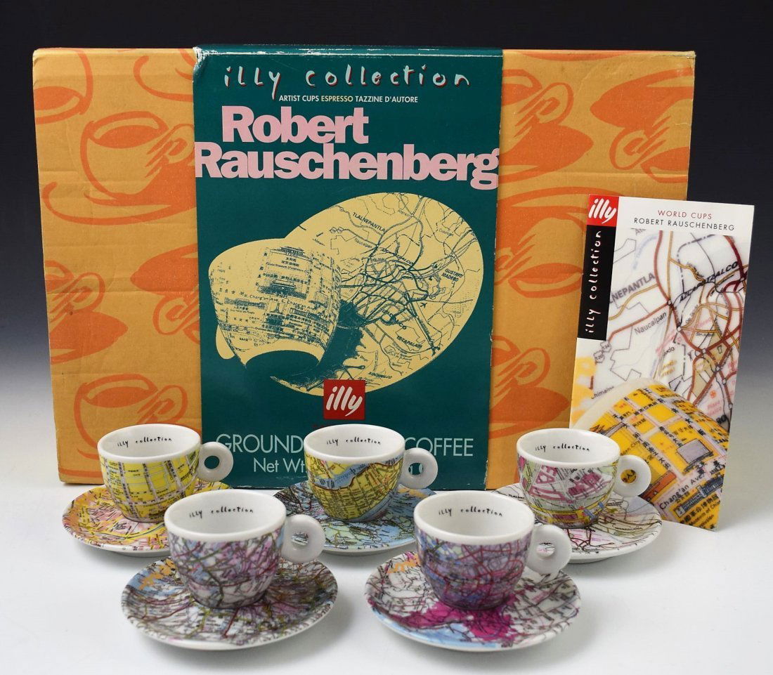 Robert Rauschenberg Illy Collection Espresso Set (1 of 3)