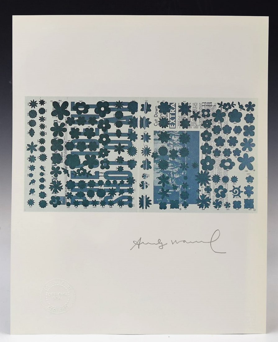 Andy Warhol Signed Print (1 of 4)