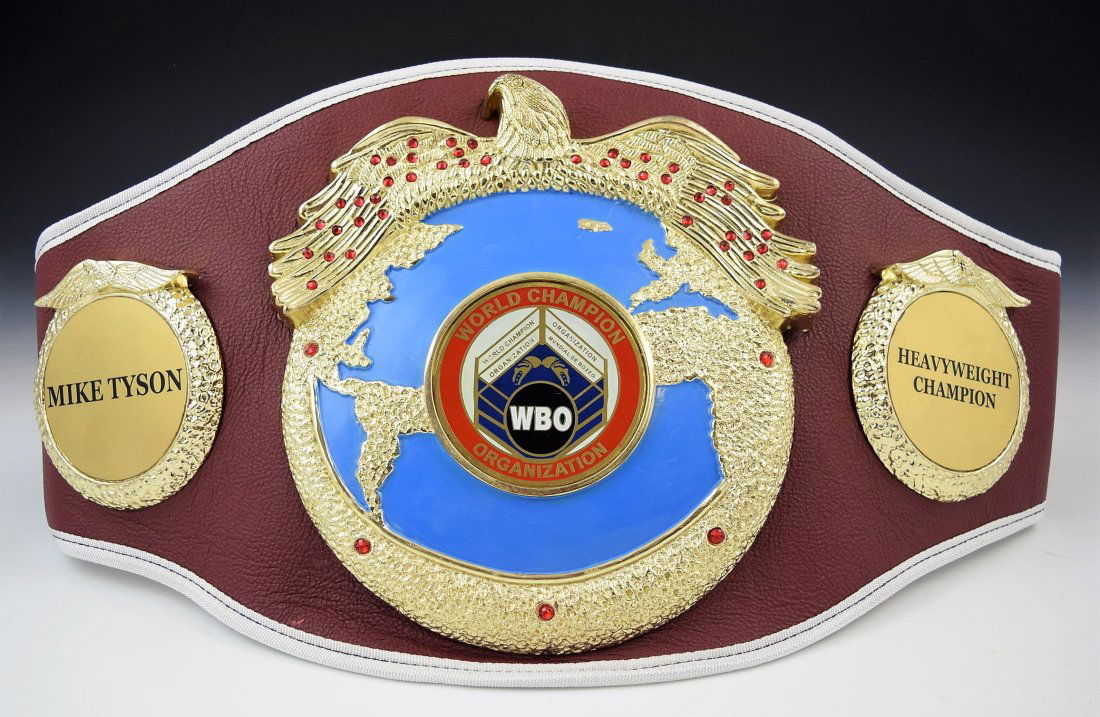 Mike Tyson Signed Boxing Belt (1 of 5)