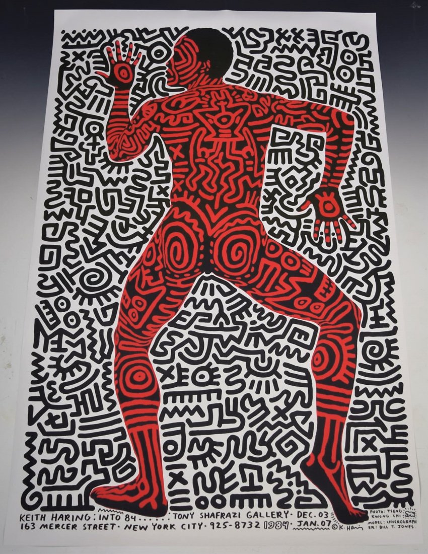 Keith Haring, Tony Shafrazi Exhibition Poster (1 of 3)