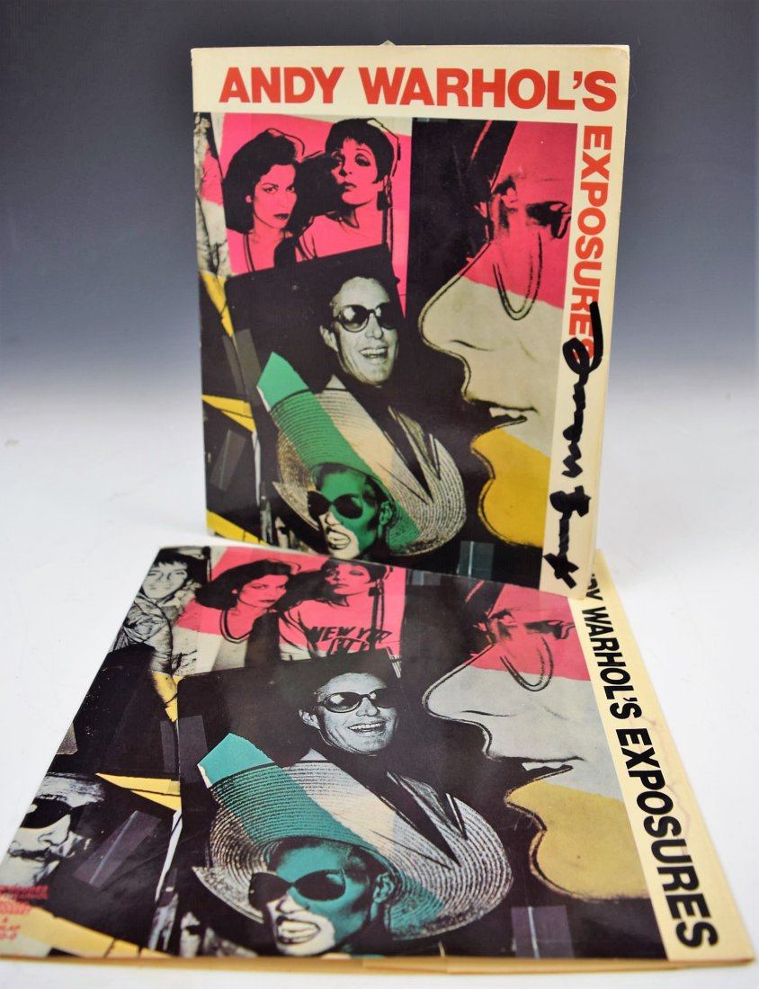 Andy Warhol Exposures Signed Book and Book Cover (1 of 3)
