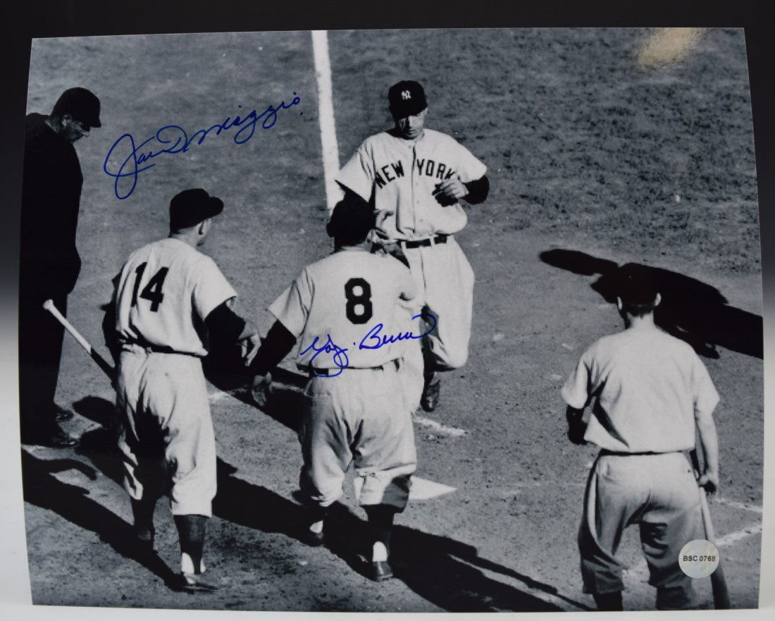 Joe DiMaggio, Yogi Berra Signed Photo (1 of 2)