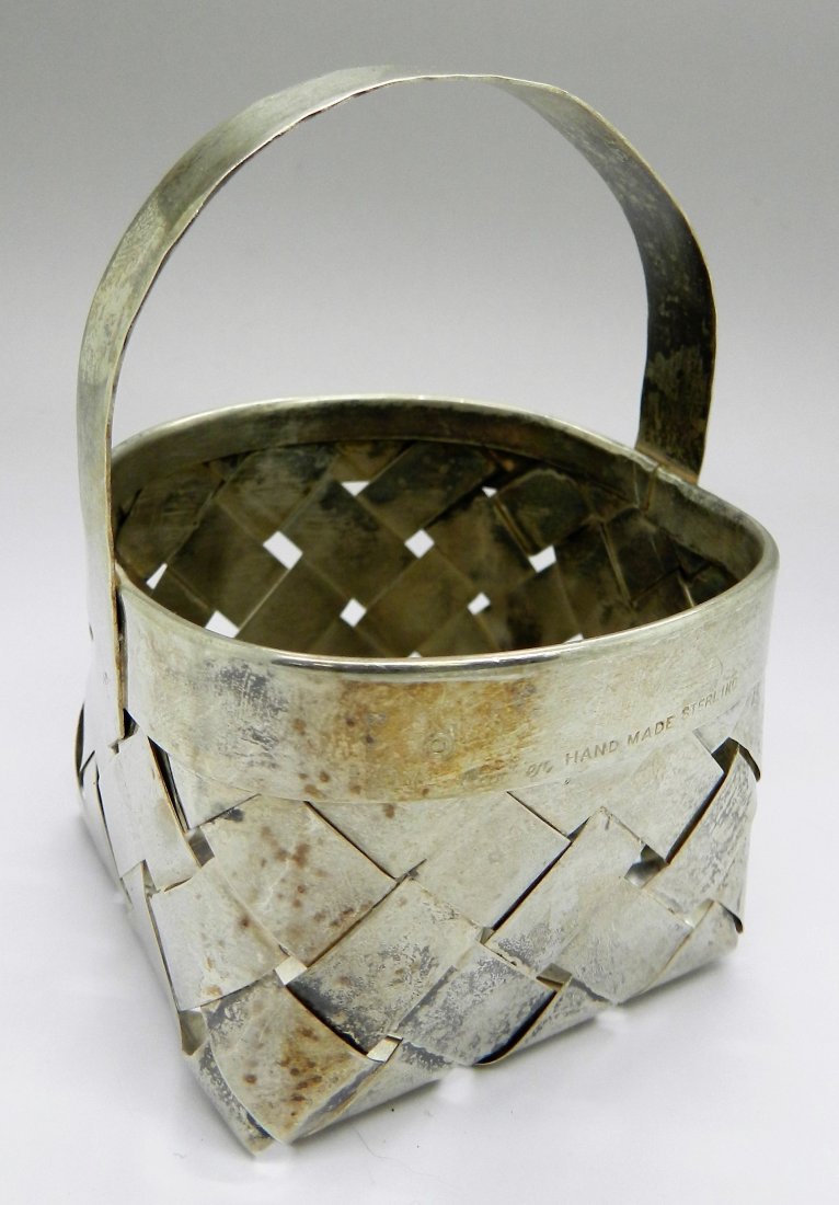 Cartier Sterling Silver Basket (1 of 4)