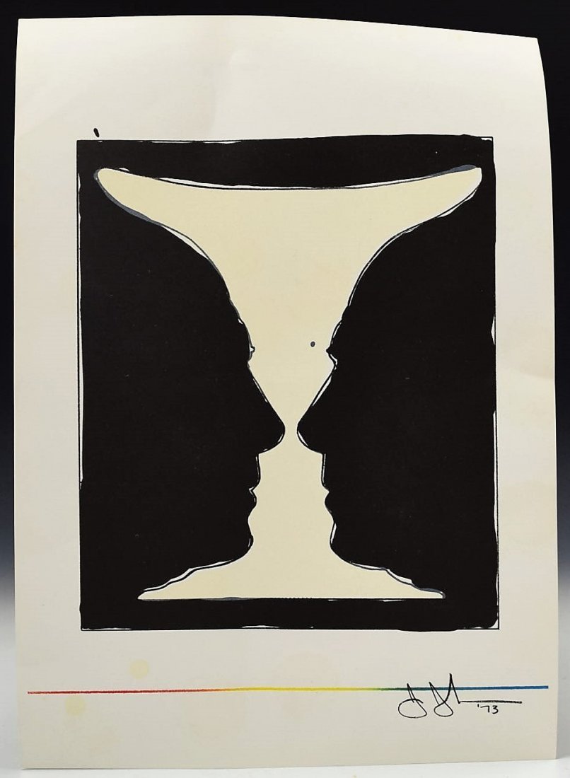 Jasper Johns, Two Cups Lithograph (1 of 2)