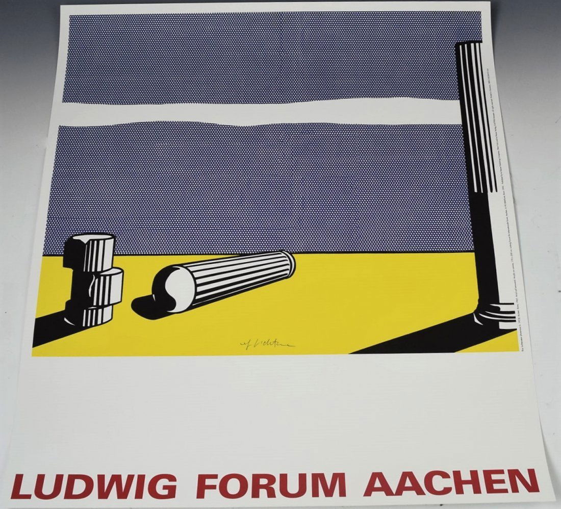 Roy Lichtenstein Signed Poster (1 of 2)