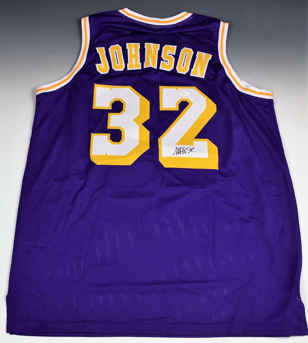 Magic Johnson Signed Jersey (1 of 3)