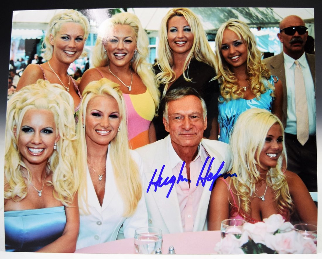 Hugh Hefner Signed Photograph (1 of 2)