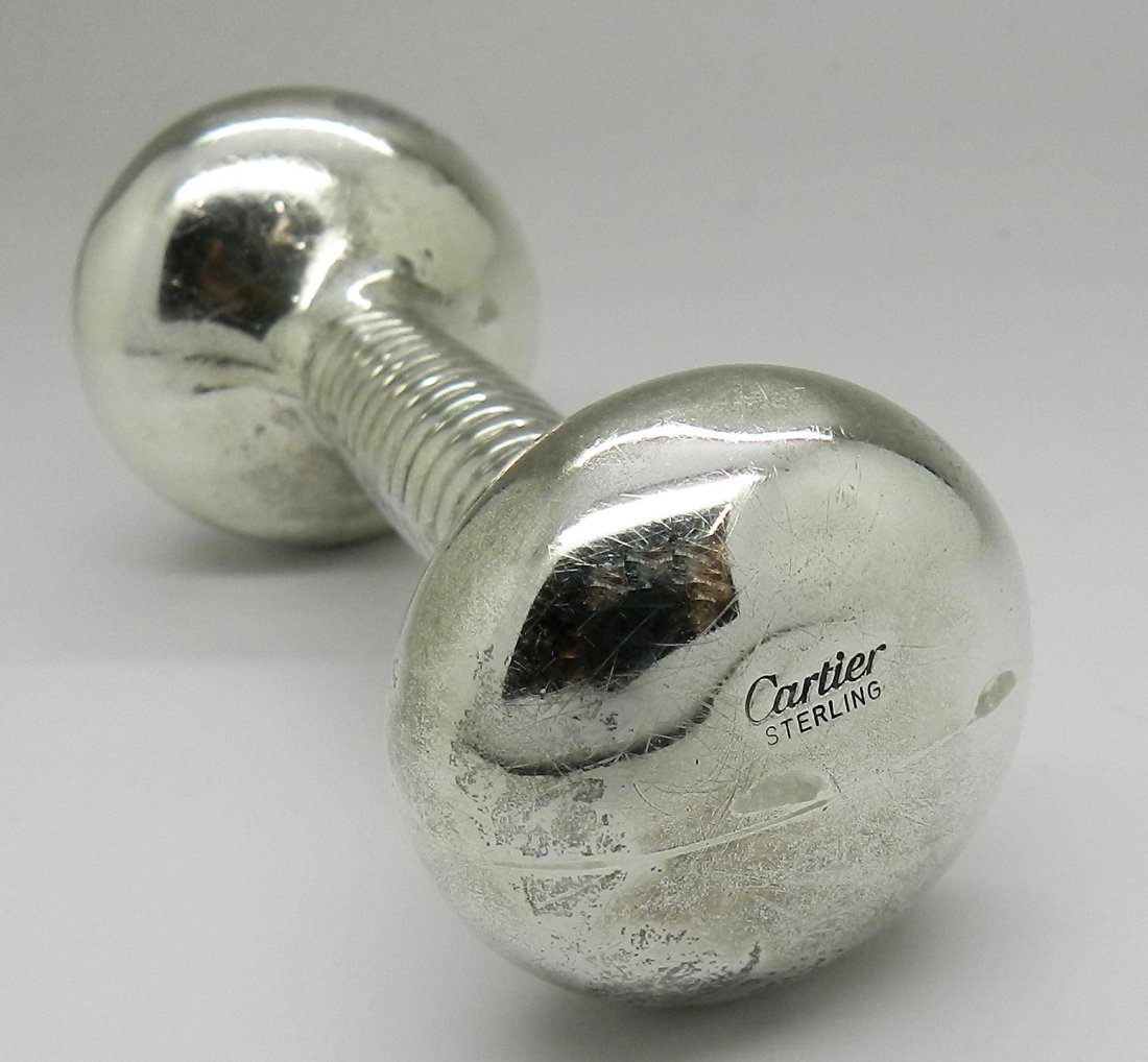 Cartier Sterling Silver Baby Rattle 