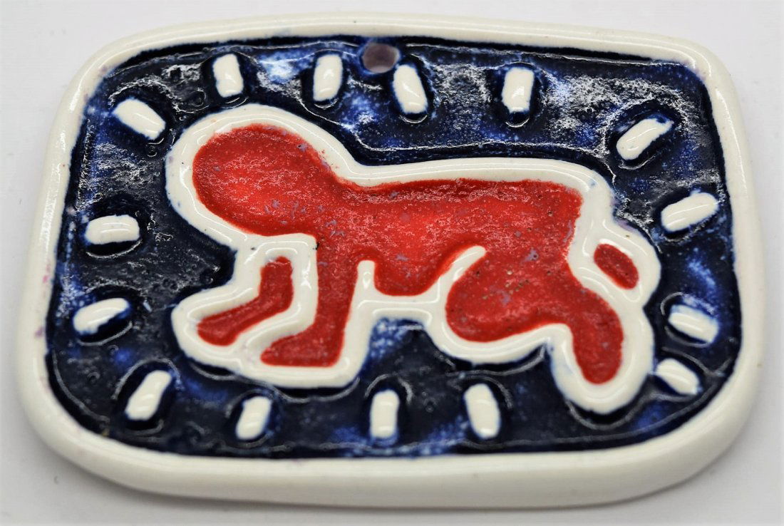 Keith Haring Signed Cermic (1 of 3)