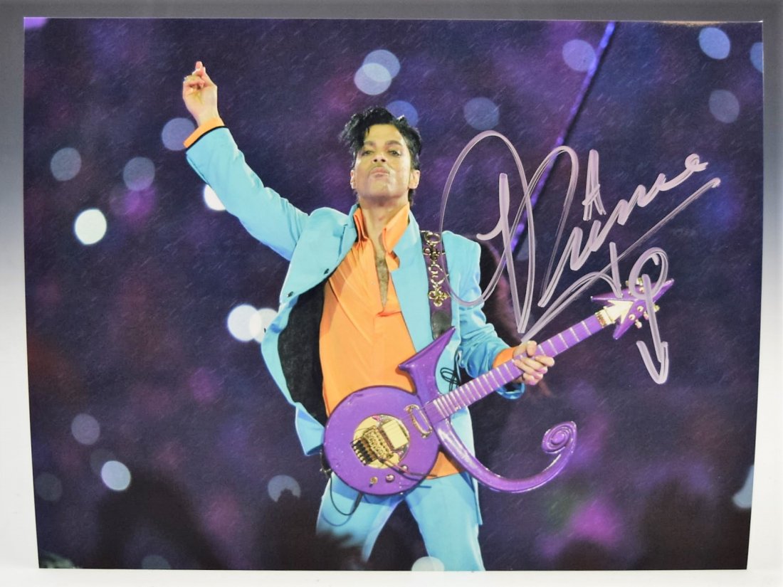 Prince Autograph Photo (1 of 3)